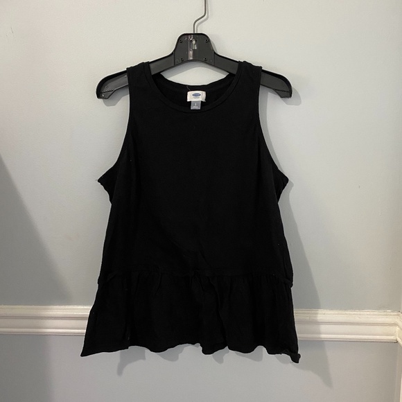 Black Peplum Shirt - Picture 1 of 1